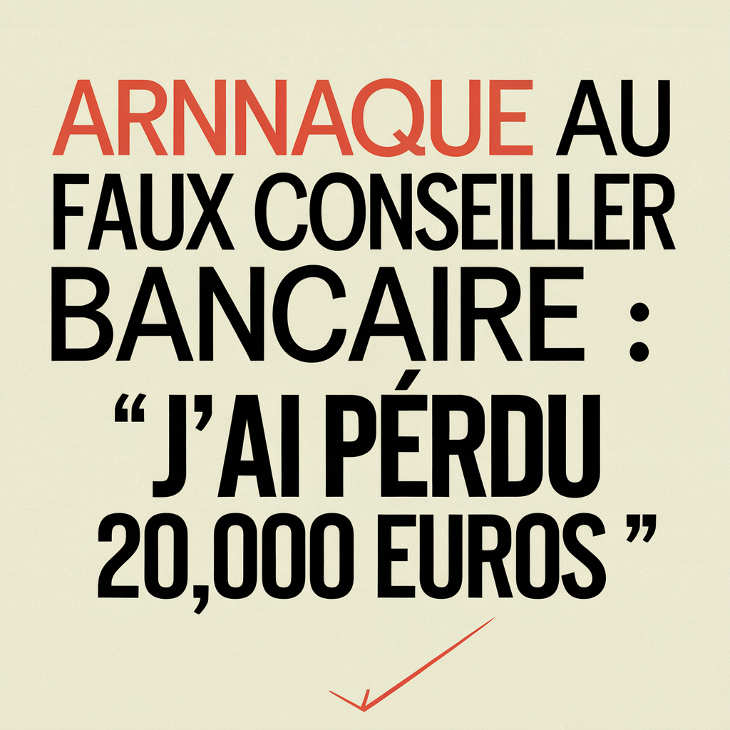 Arnaque au faux conseiller bancaire